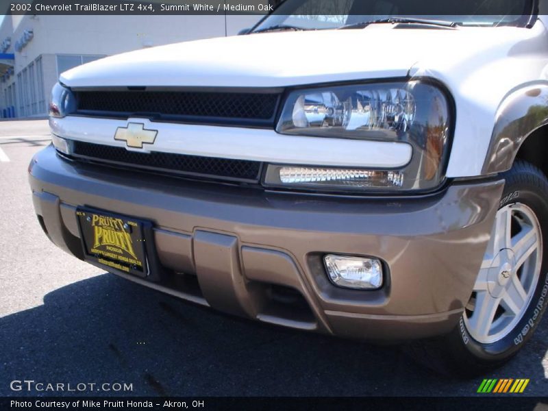 Summit White / Medium Oak 2002 Chevrolet TrailBlazer LTZ 4x4