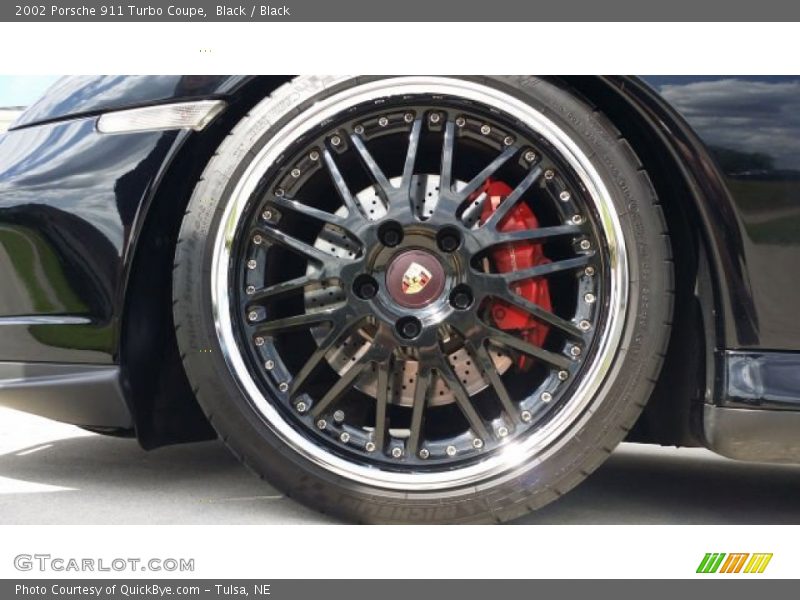 Black / Black 2002 Porsche 911 Turbo Coupe