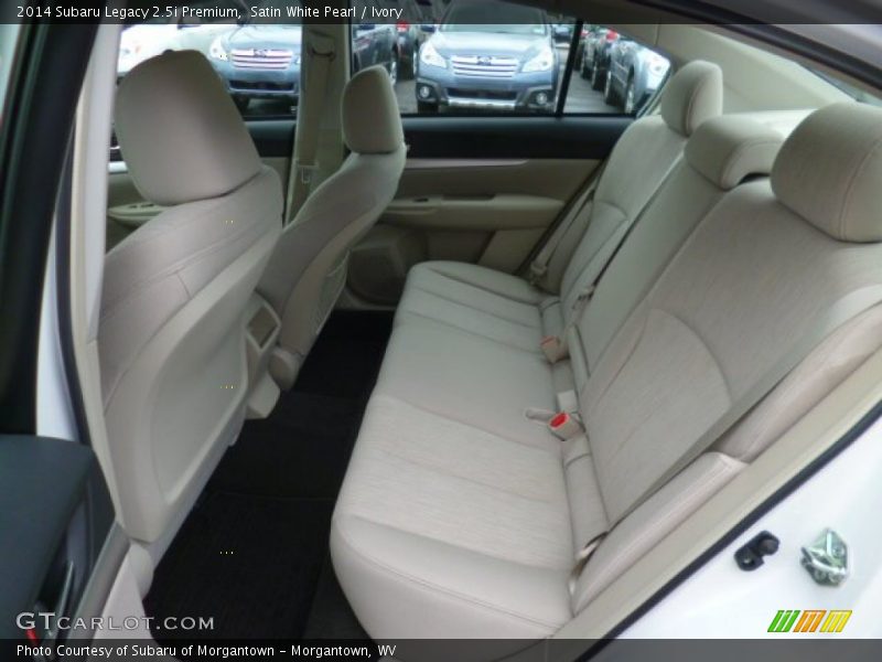 Satin White Pearl / Ivory 2014 Subaru Legacy 2.5i Premium
