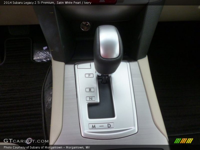 Satin White Pearl / Ivory 2014 Subaru Legacy 2.5i Premium