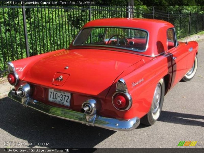 Torch Red / Red/White 1955 Ford Thunderbird Convertible