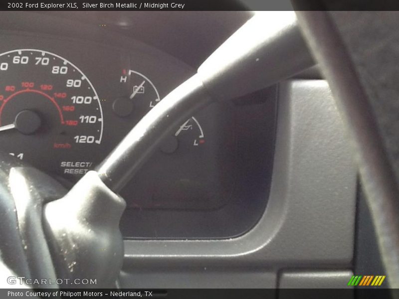 Silver Birch Metallic / Midnight Grey 2002 Ford Explorer XLS