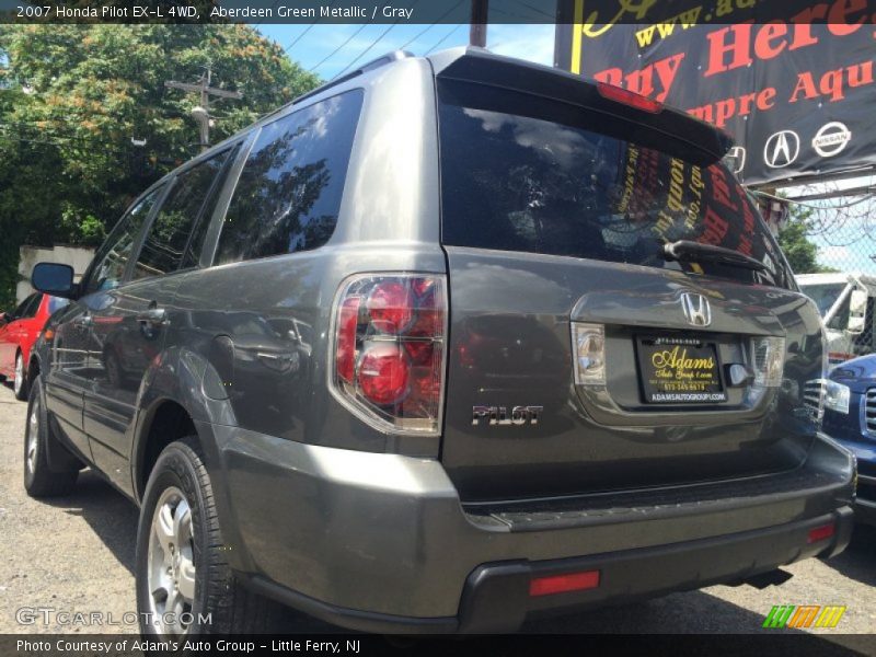 Aberdeen Green Metallic / Gray 2007 Honda Pilot EX-L 4WD
