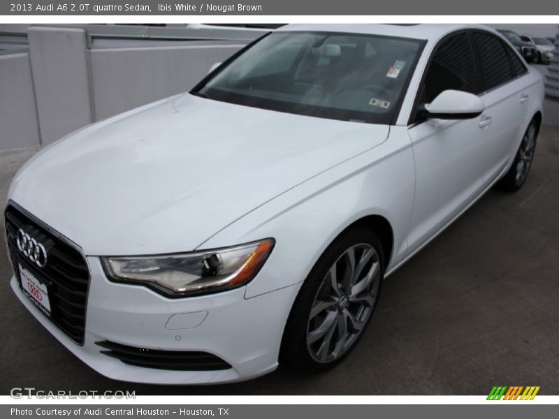 Ibis White / Nougat Brown 2013 Audi A6 2.0T quattro Sedan