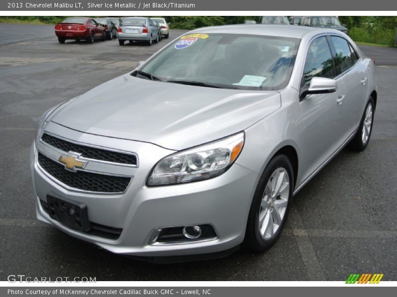 Silver Ice Metallic / Jet Black/Titanium 2013 Chevrolet Malibu LT