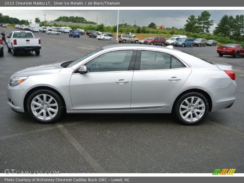 Silver Ice Metallic / Jet Black/Titanium 2013 Chevrolet Malibu LT