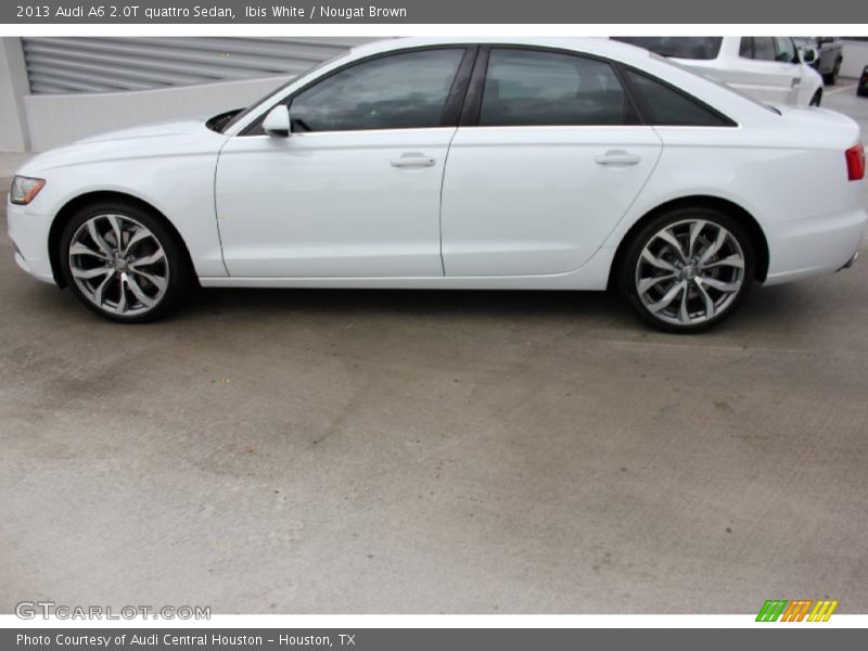 Ibis White / Nougat Brown 2013 Audi A6 2.0T quattro Sedan