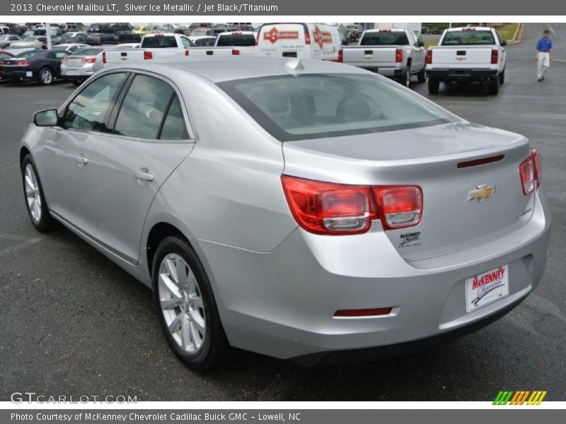 Silver Ice Metallic / Jet Black/Titanium 2013 Chevrolet Malibu LT