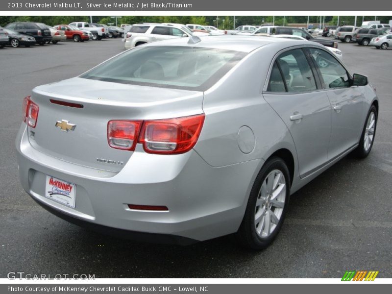 Silver Ice Metallic / Jet Black/Titanium 2013 Chevrolet Malibu LT