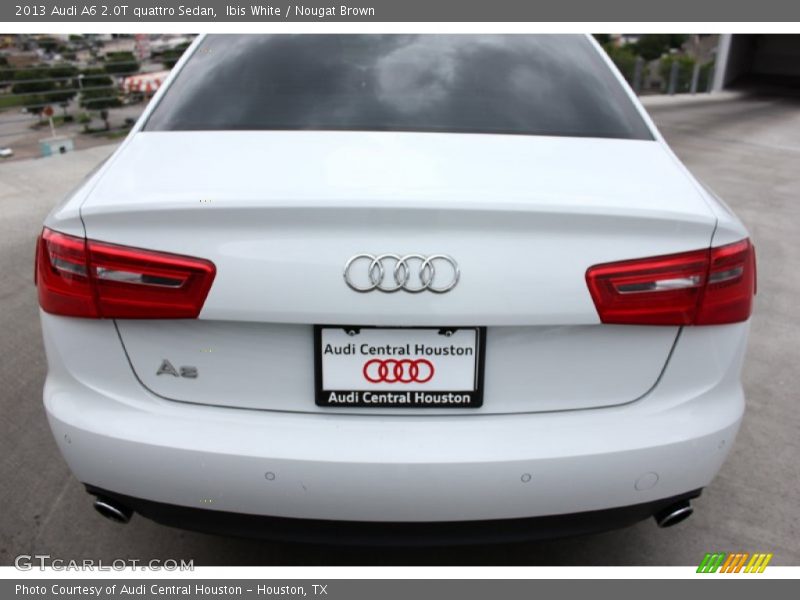 Ibis White / Nougat Brown 2013 Audi A6 2.0T quattro Sedan