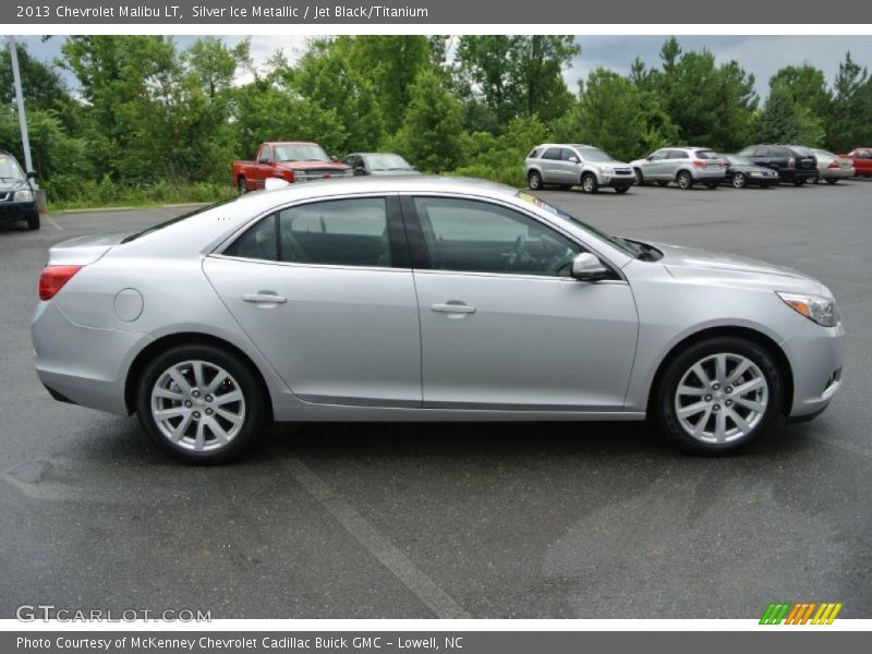 Silver Ice Metallic / Jet Black/Titanium 2013 Chevrolet Malibu LT