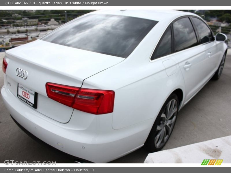 Ibis White / Nougat Brown 2013 Audi A6 2.0T quattro Sedan