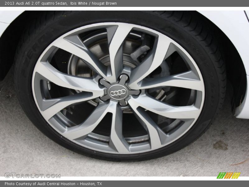 Ibis White / Nougat Brown 2013 Audi A6 2.0T quattro Sedan