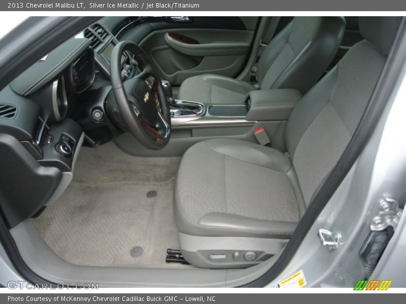 Silver Ice Metallic / Jet Black/Titanium 2013 Chevrolet Malibu LT
