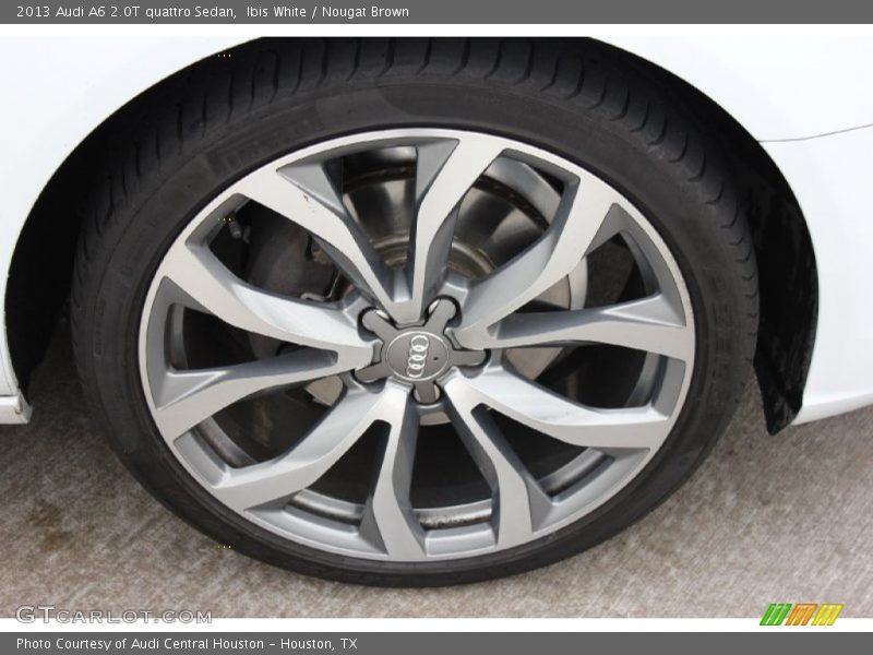 Ibis White / Nougat Brown 2013 Audi A6 2.0T quattro Sedan