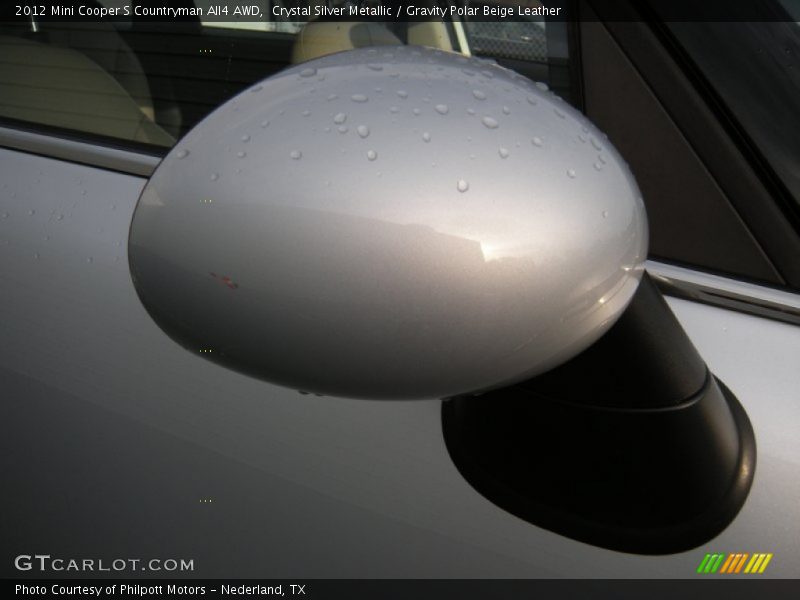 Crystal Silver Metallic / Gravity Polar Beige Leather 2012 Mini Cooper S Countryman All4 AWD