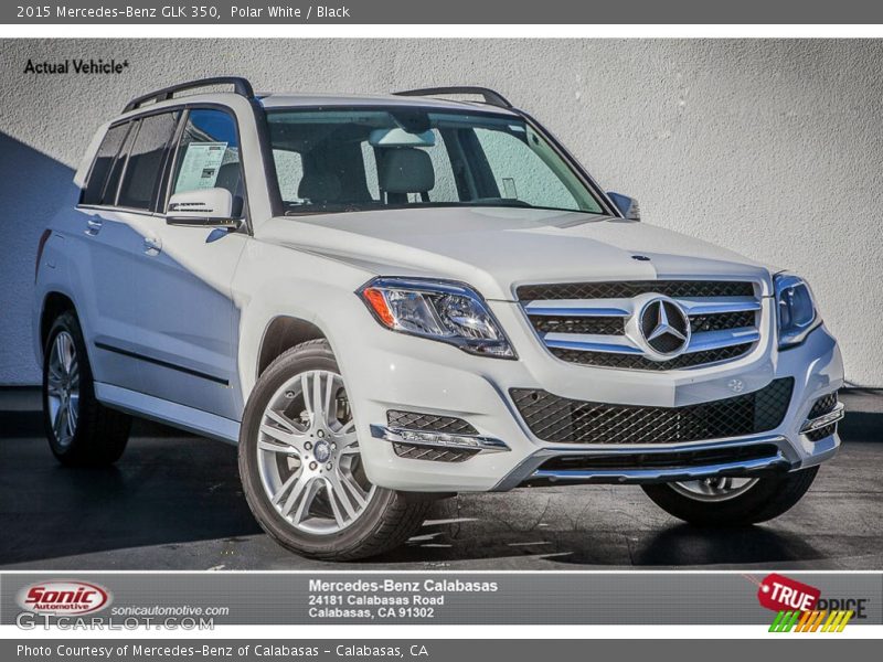 Polar White / Black 2015 Mercedes-Benz GLK 350