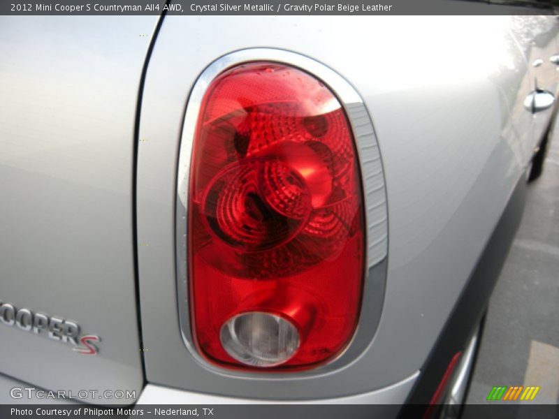 Crystal Silver Metallic / Gravity Polar Beige Leather 2012 Mini Cooper S Countryman All4 AWD