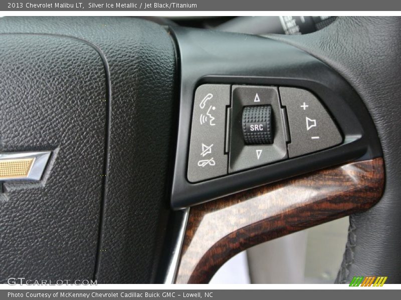 Silver Ice Metallic / Jet Black/Titanium 2013 Chevrolet Malibu LT