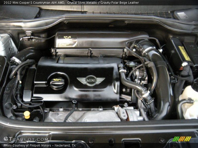 Crystal Silver Metallic / Gravity Polar Beige Leather 2012 Mini Cooper S Countryman All4 AWD