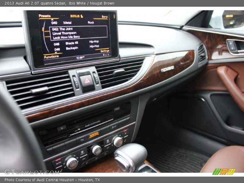 Ibis White / Nougat Brown 2013 Audi A6 2.0T quattro Sedan