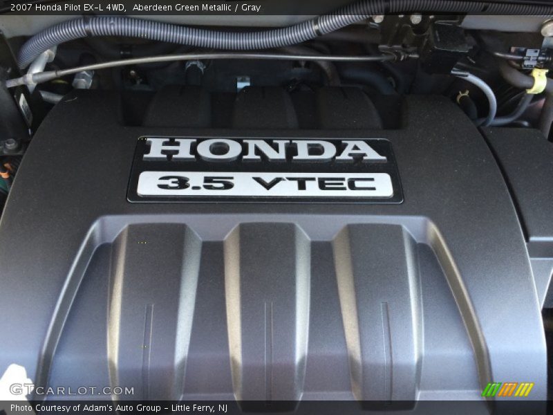 Aberdeen Green Metallic / Gray 2007 Honda Pilot EX-L 4WD