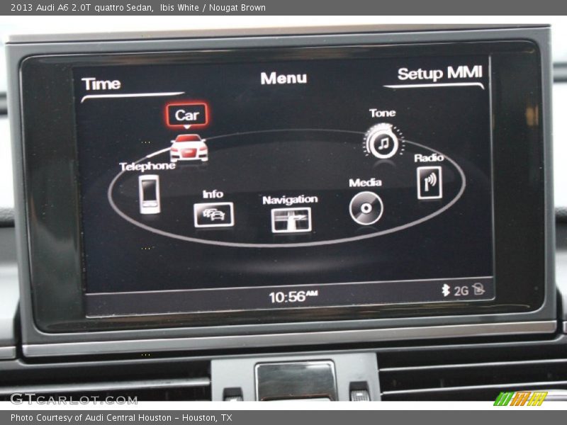 Ibis White / Nougat Brown 2013 Audi A6 2.0T quattro Sedan