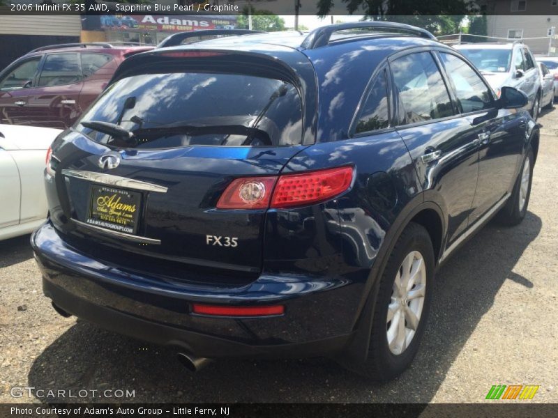 Sapphire Blue Pearl / Graphite 2006 Infiniti FX 35 AWD