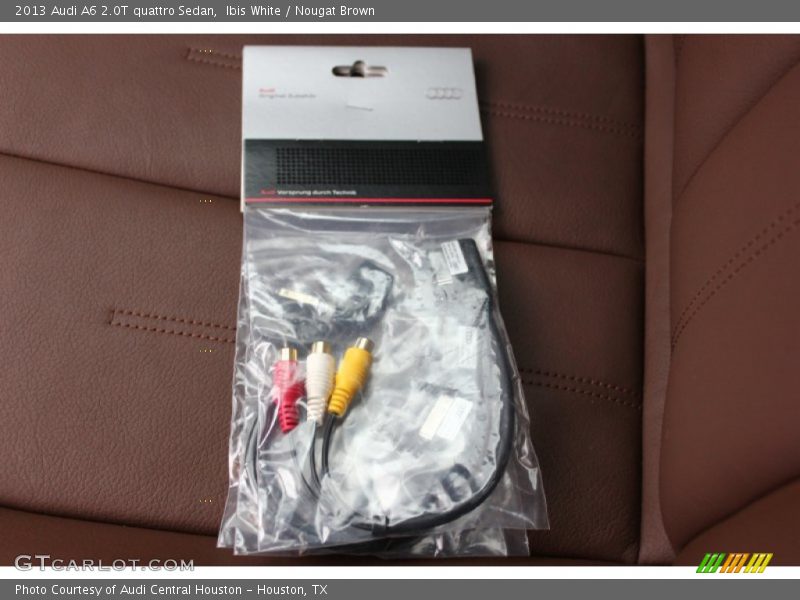 Ibis White / Nougat Brown 2013 Audi A6 2.0T quattro Sedan