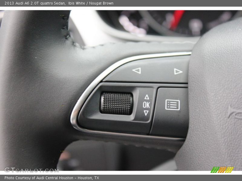 Ibis White / Nougat Brown 2013 Audi A6 2.0T quattro Sedan