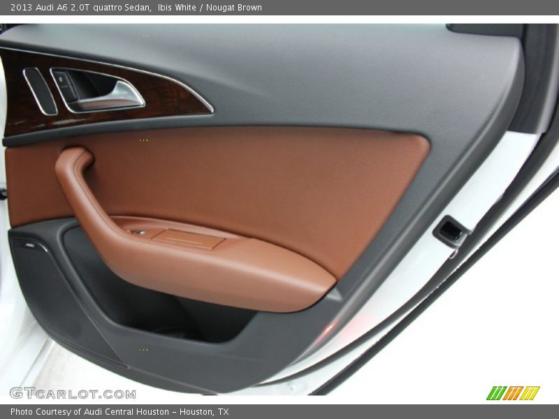 Ibis White / Nougat Brown 2013 Audi A6 2.0T quattro Sedan