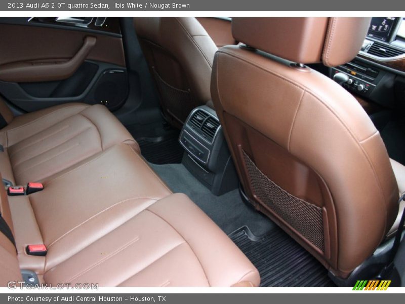 Ibis White / Nougat Brown 2013 Audi A6 2.0T quattro Sedan