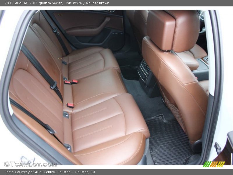Ibis White / Nougat Brown 2013 Audi A6 2.0T quattro Sedan