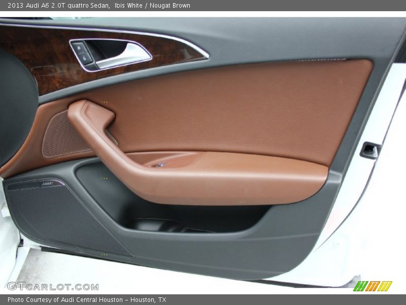 Ibis White / Nougat Brown 2013 Audi A6 2.0T quattro Sedan