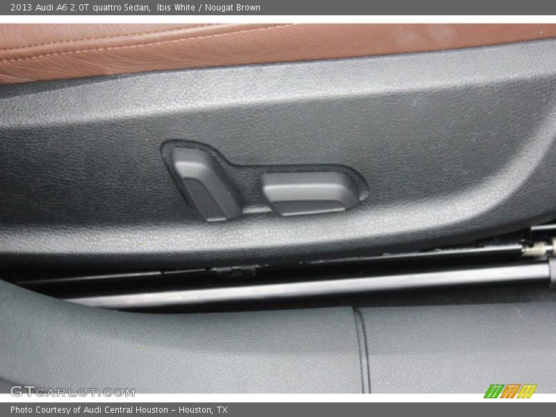 Ibis White / Nougat Brown 2013 Audi A6 2.0T quattro Sedan