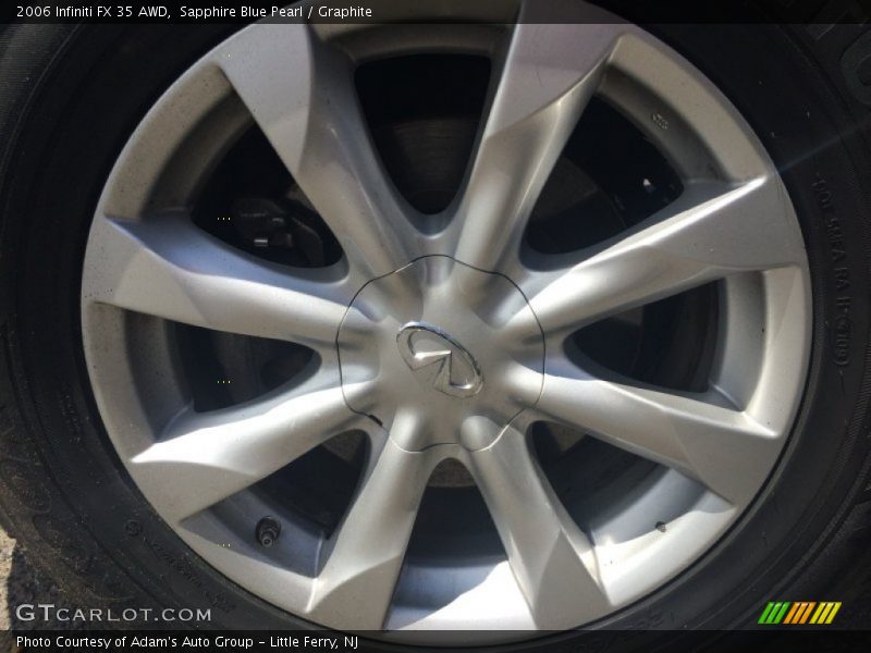 Sapphire Blue Pearl / Graphite 2006 Infiniti FX 35 AWD