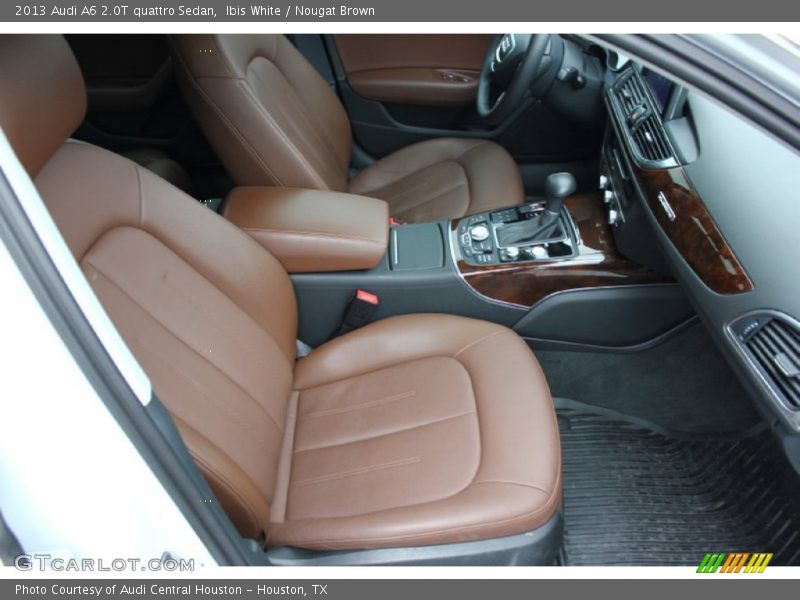 Ibis White / Nougat Brown 2013 Audi A6 2.0T quattro Sedan