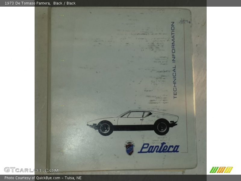 Books/Manuals of 1973 Pantera 