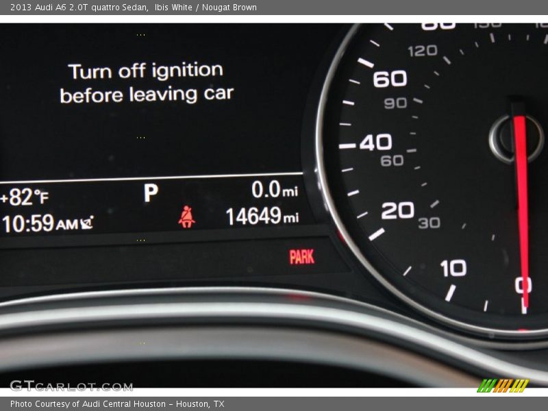 Ibis White / Nougat Brown 2013 Audi A6 2.0T quattro Sedan
