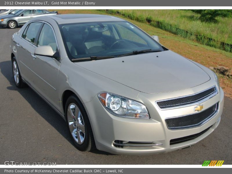 Gold Mist Metallic / Ebony 2012 Chevrolet Malibu LT