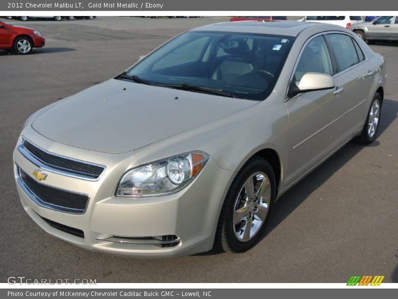 Gold Mist Metallic / Ebony 2012 Chevrolet Malibu LT