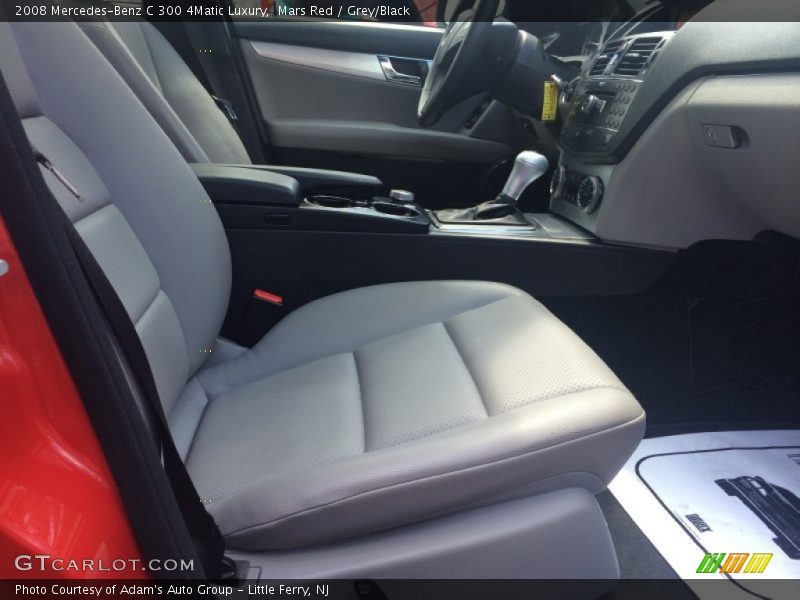 Mars Red / Grey/Black 2008 Mercedes-Benz C 300 4Matic Luxury