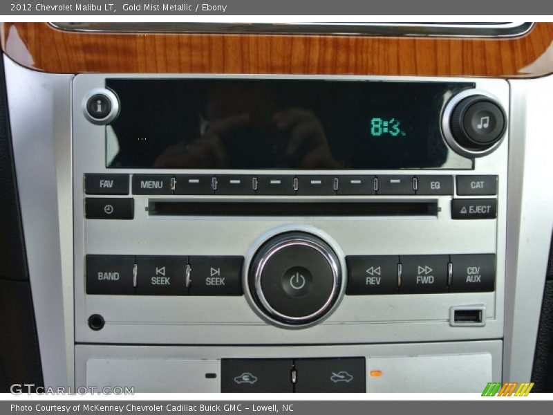 Gold Mist Metallic / Ebony 2012 Chevrolet Malibu LT