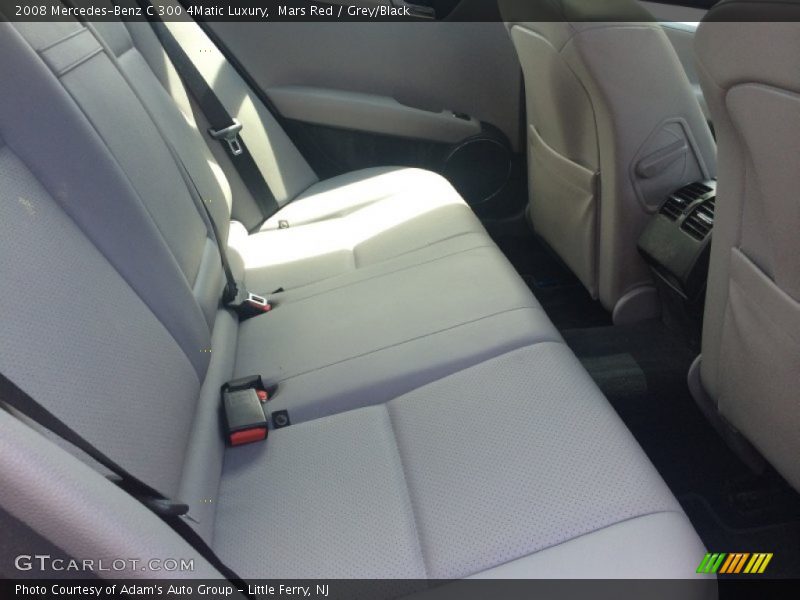 Mars Red / Grey/Black 2008 Mercedes-Benz C 300 4Matic Luxury