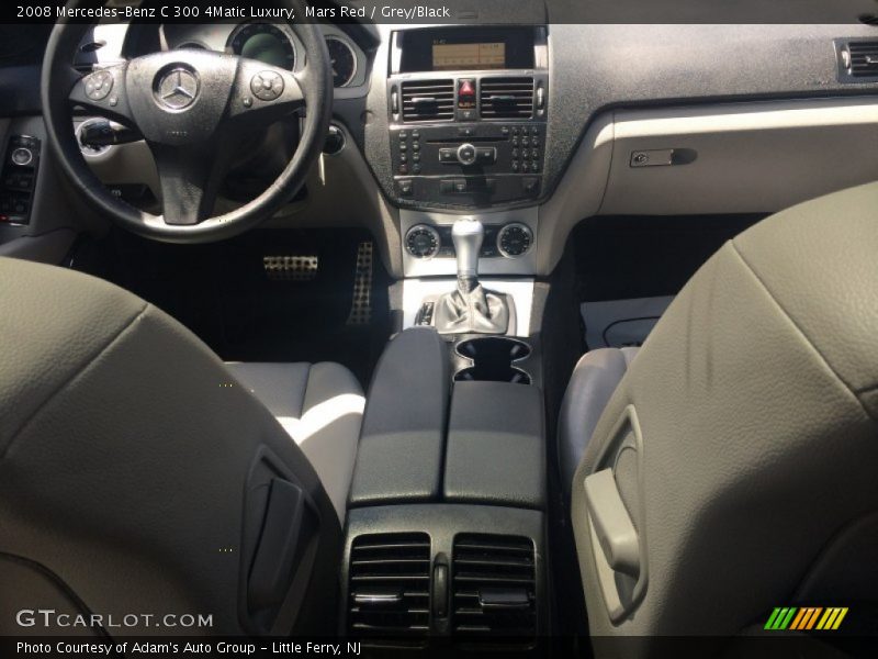 Mars Red / Grey/Black 2008 Mercedes-Benz C 300 4Matic Luxury