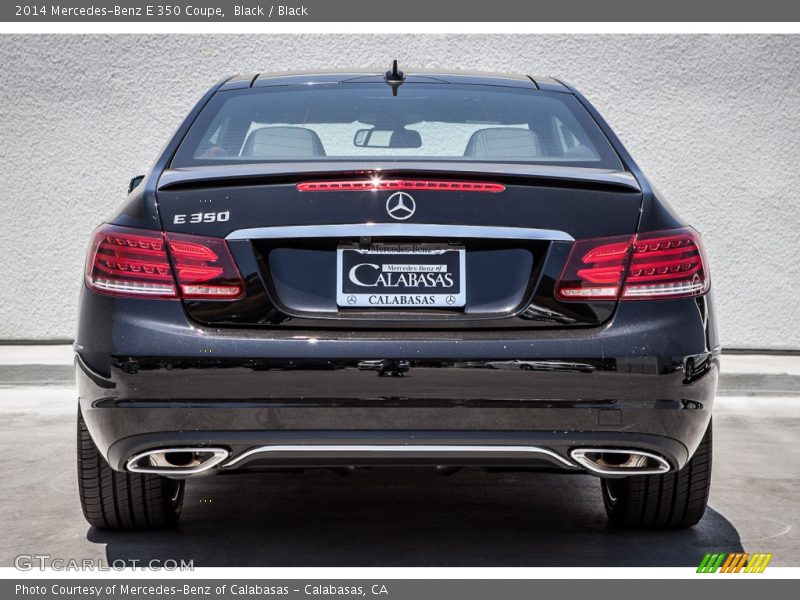 Black / Black 2014 Mercedes-Benz E 350 Coupe