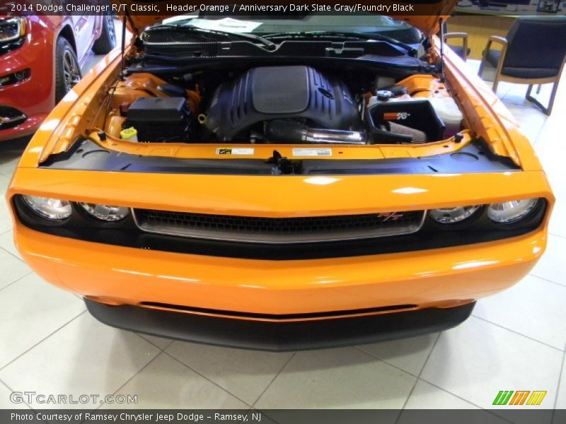 Header Orange / Anniversary Dark Slate Gray/Foundry Black 2014 Dodge Challenger R/T Classic