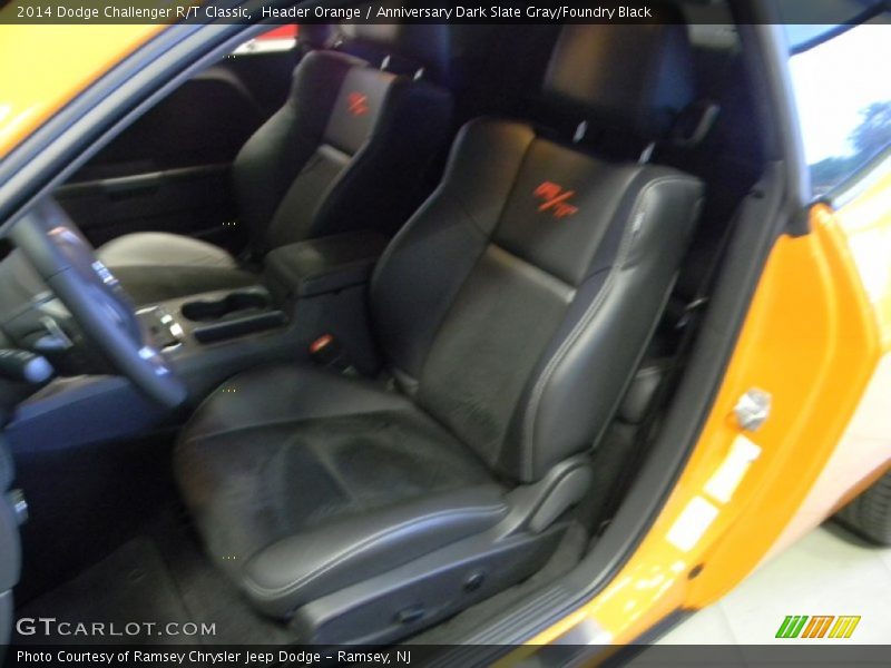 Header Orange / Anniversary Dark Slate Gray/Foundry Black 2014 Dodge Challenger R/T Classic