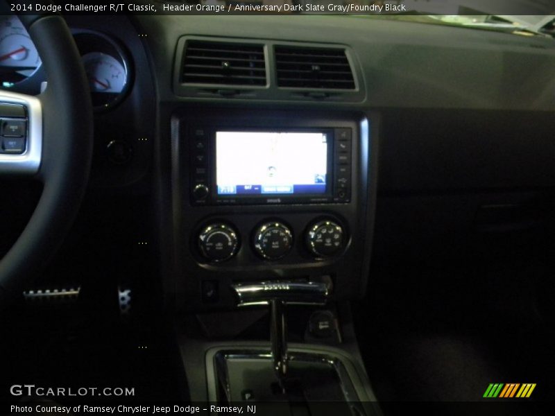 Header Orange / Anniversary Dark Slate Gray/Foundry Black 2014 Dodge Challenger R/T Classic