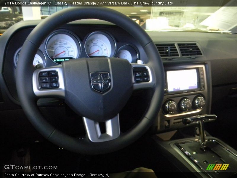 Header Orange / Anniversary Dark Slate Gray/Foundry Black 2014 Dodge Challenger R/T Classic